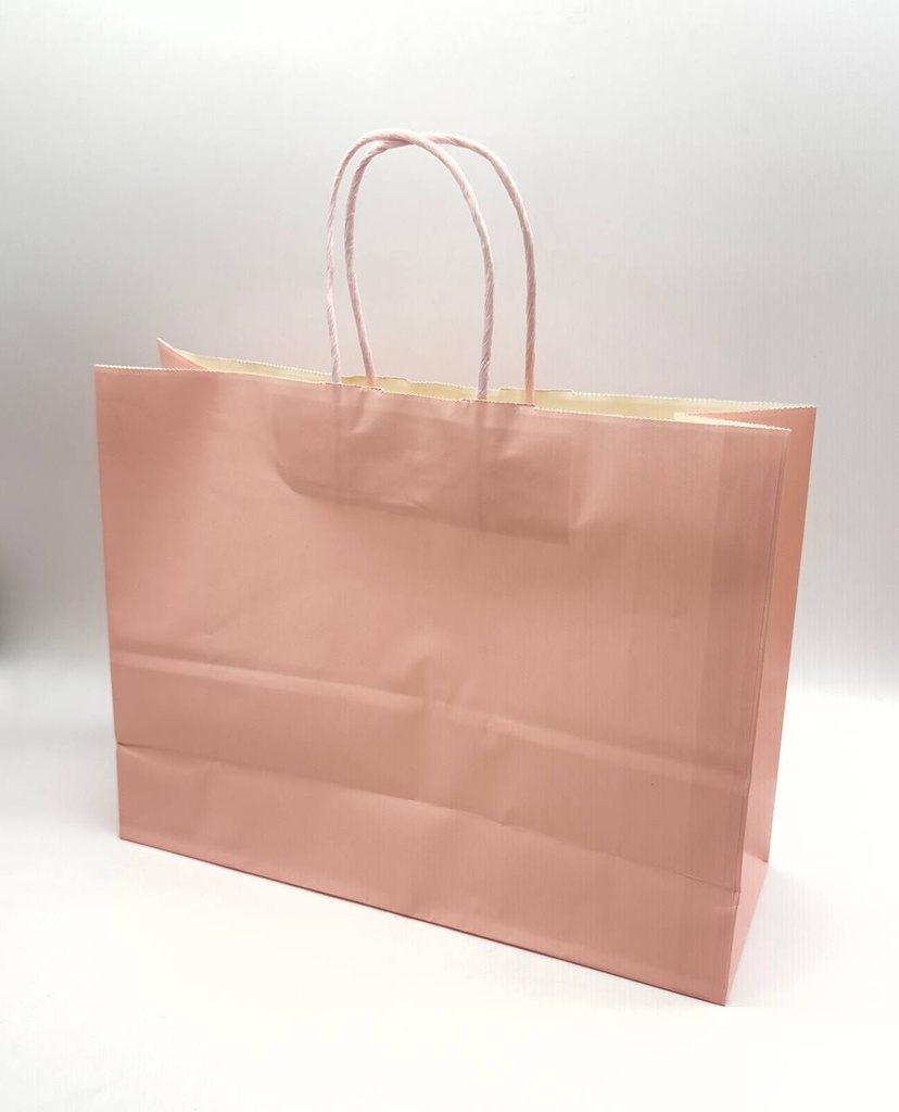 Bolsa Kraft Color Boutique Mediana