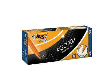 Pluma Bic Punto Fino Azul