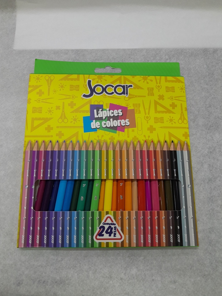 Colores Jocar Largo 24 pzas Triangular