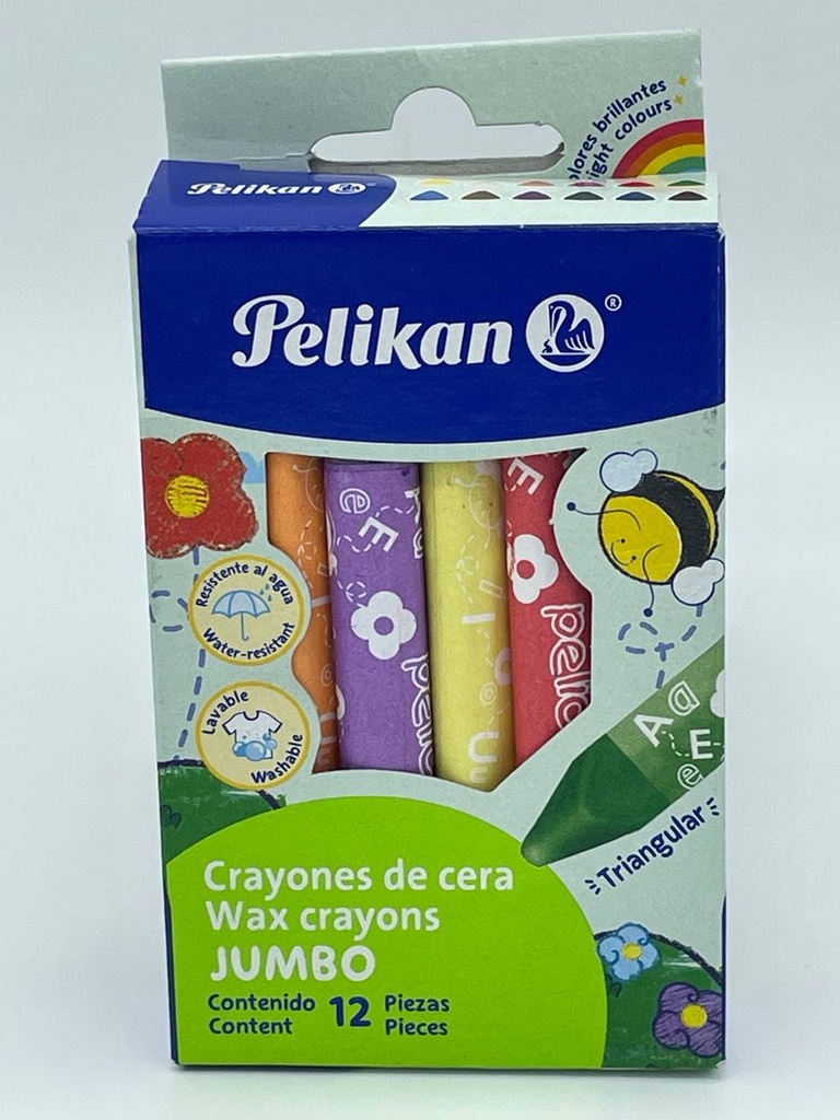 Crayola Pelikan Jumbo Triangular 12 pzas