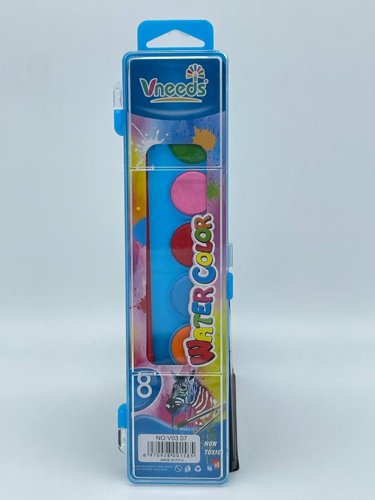 Pintura Acuarela Water Color 8 colores