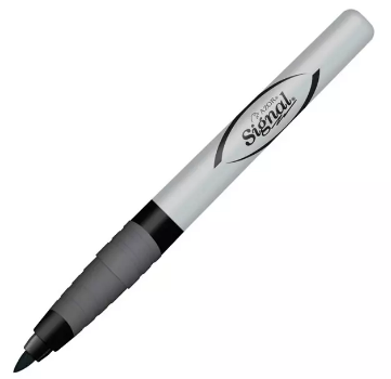 Marcador Azor Signal Ultra Fino Negro