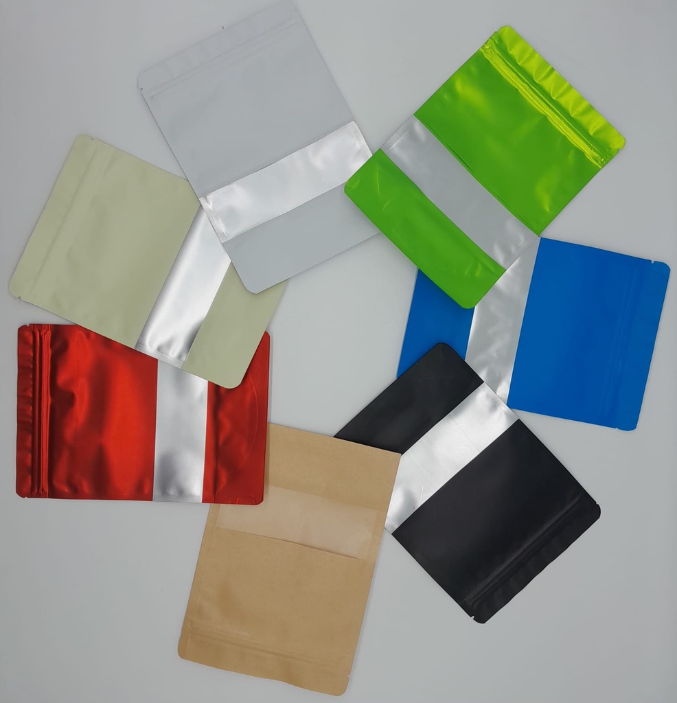 Bolsa Pouch Con Ventana 14x20