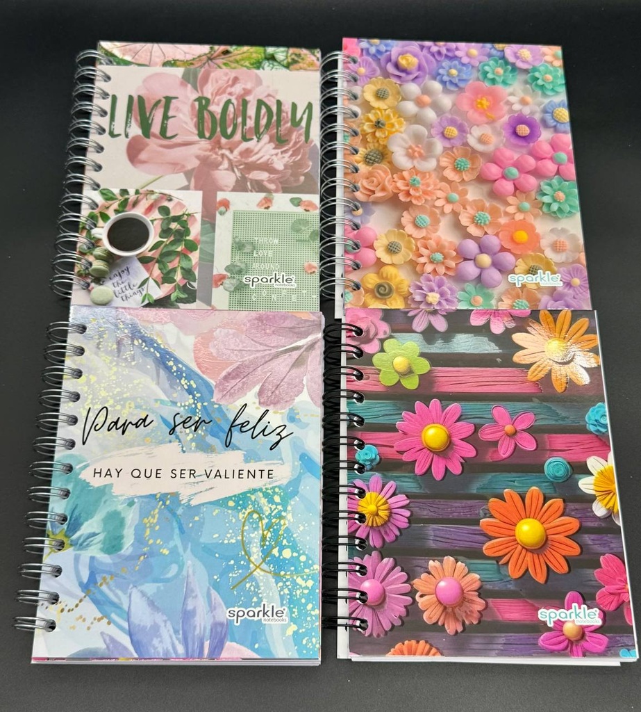 Libreta Notas 100H Sparkle 13.8x18.4