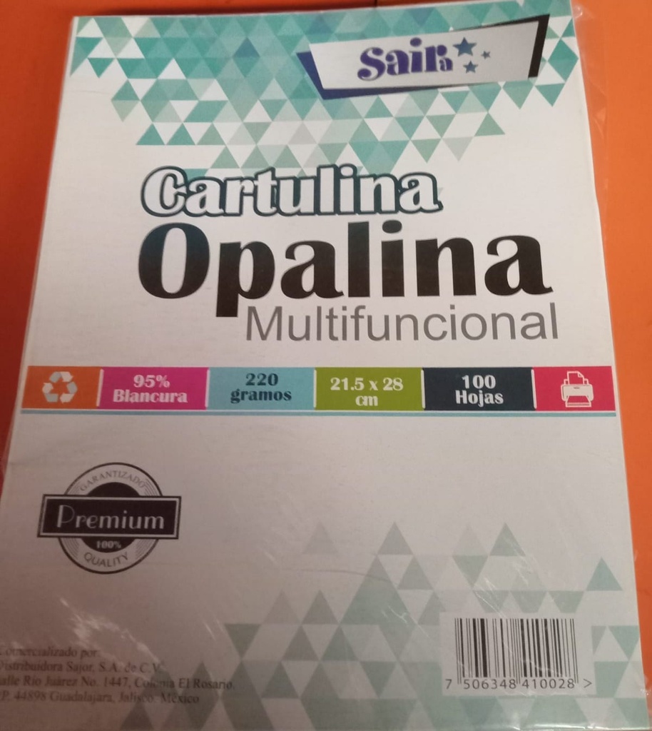 Papel Facia Opalina Carta 220g