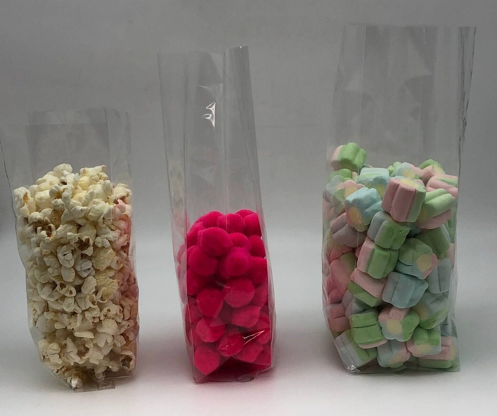 Bolsa Celofan Fuelle Lisa 2 kg (13x30+6)