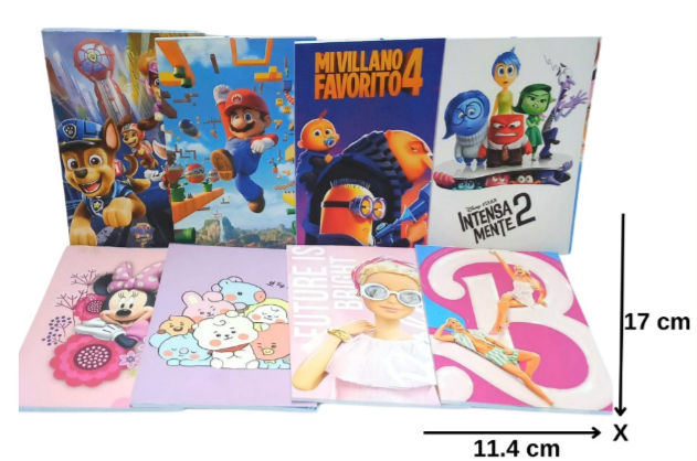 Libreta Personaje grande