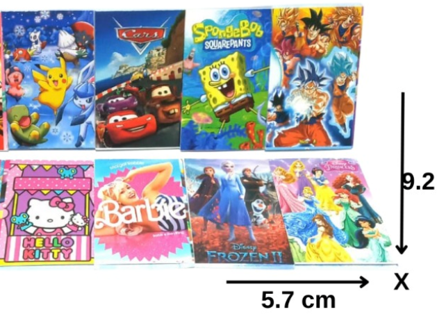 Libreta Personaje mini