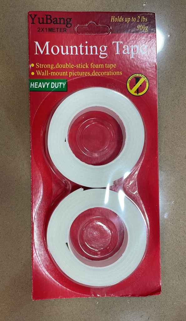 Cinta Adhesiva Montaje 2 pzs Chica