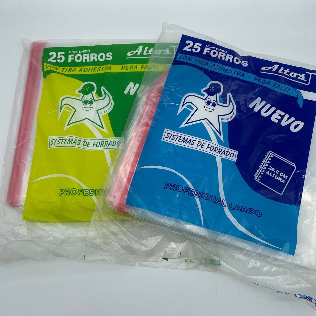 Forro Cuaderno Estrellla Altos