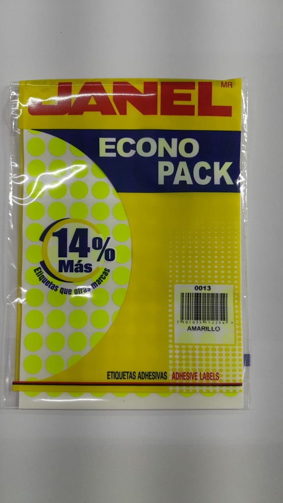Etiquetas Econopack 0013 redonda