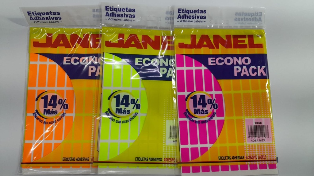 Etiquetas Econopack 1338 largas