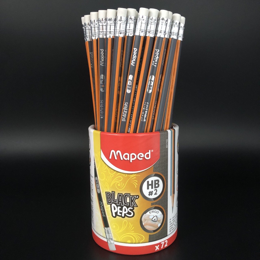 Lápiz Black Peps triangular HB #2 pza