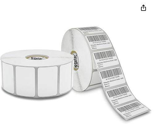 ETIQUETA TERMICA 038*025 BLANCA 2000 pz