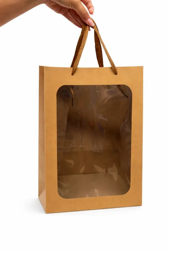 Bolsa Regalo Ventana Kraft