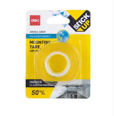 Cinta Doble Cara Deli 1mmx25.4mmx1.5m