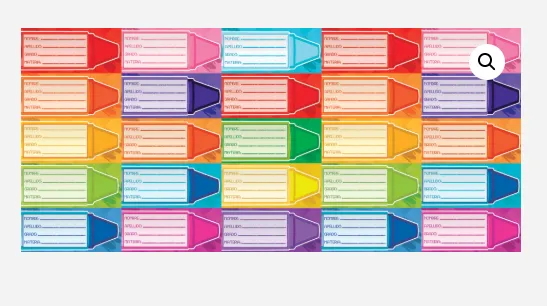 Planilla Etiqueta Escolar Crayola