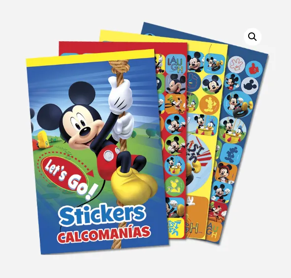 Block Stickers Mickey Mouse