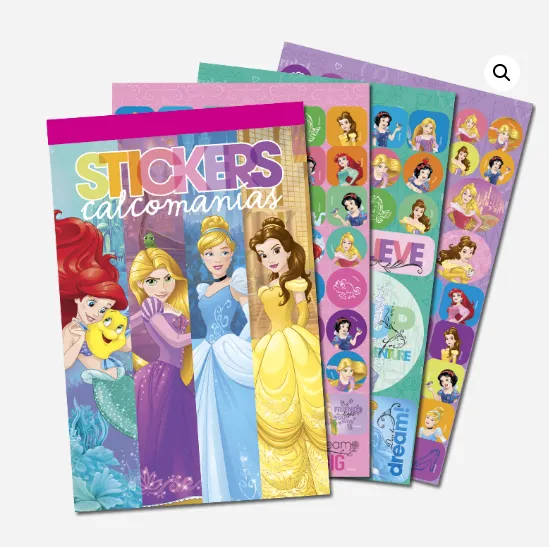Block Stickers Princesas