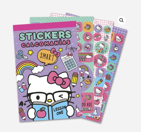Block Stickers Kitty