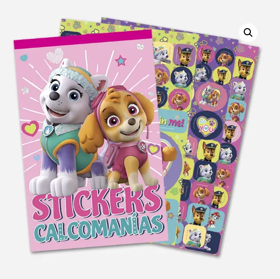 Block Stickers Paw Patrol Niña
