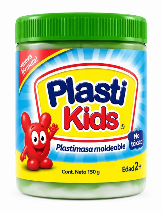 Plastilina Moldeable Plastikids Verde 130g
