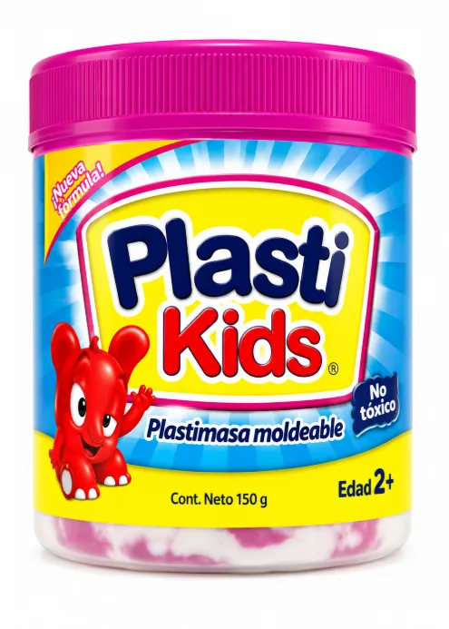 Plastilina Moldeable Plastikids Rosa 130g