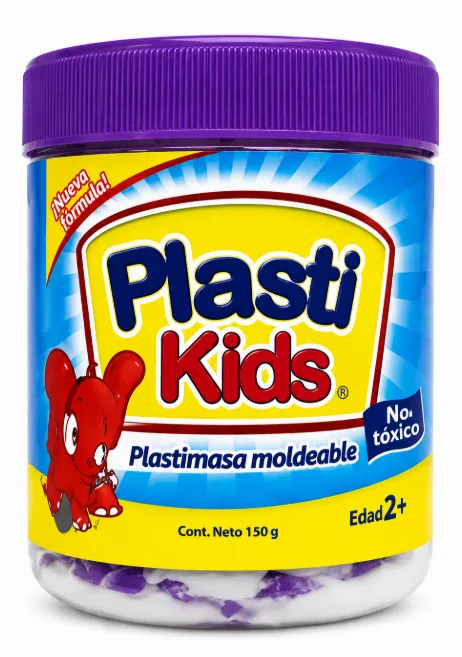 Plastilina Moldeable Plastikids Morado 130g