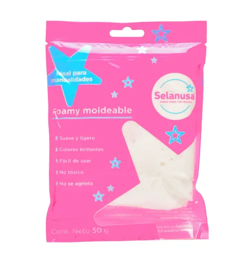 Foamy Moldeable Blanco Selanusa 50g