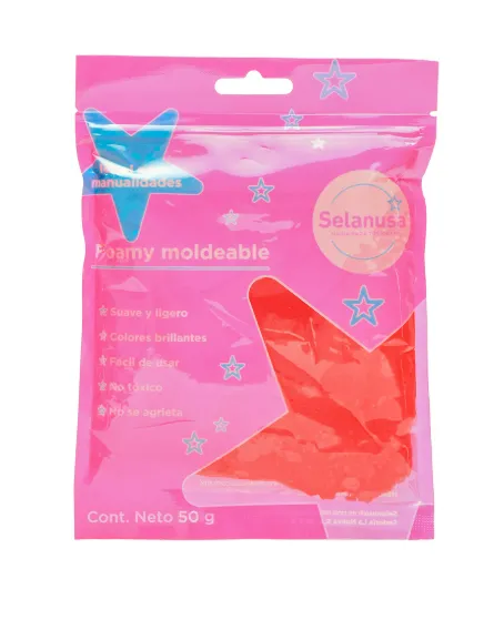 Foamy Moldeable Rojo Selanusa 50g