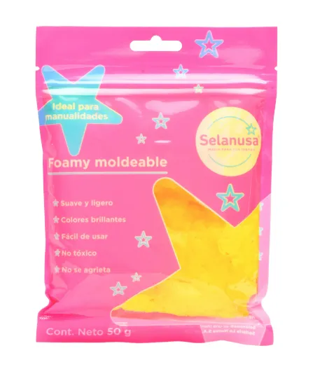 Foamy Moldeable Amarillo Selanusa 50g