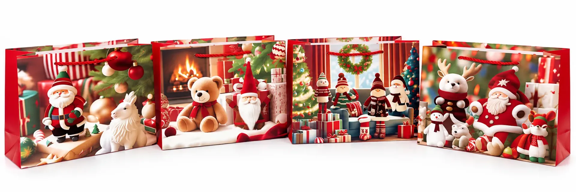Bolsa Regalo Boutique Navideña Grande