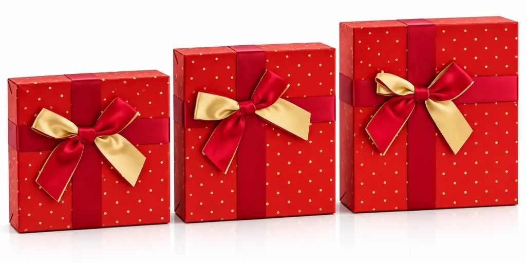 Caja Regalo Cuadrada 3 pz