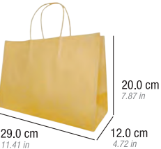 Bolsa Kraft Asa Boutique Mediana