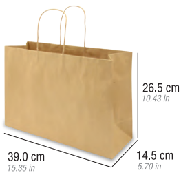 Bolsa Kraft Asa Boutique Grande