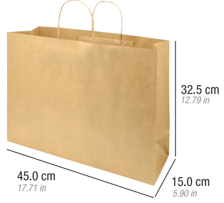 Bolsa Kraft Asa Boutique Jumbo