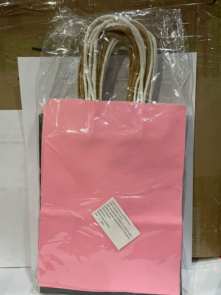Bolsa Papel Colores Mediana