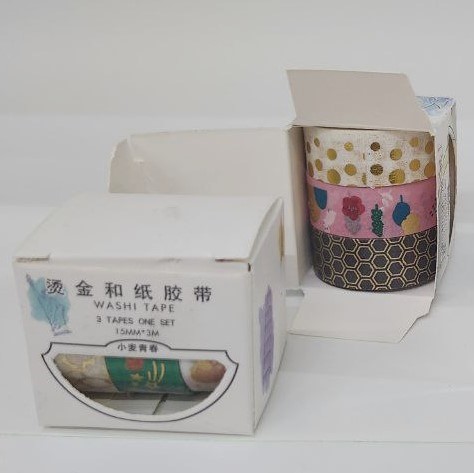 Cinta Adhesiva Decorada Washi Tape 15mm x 3m