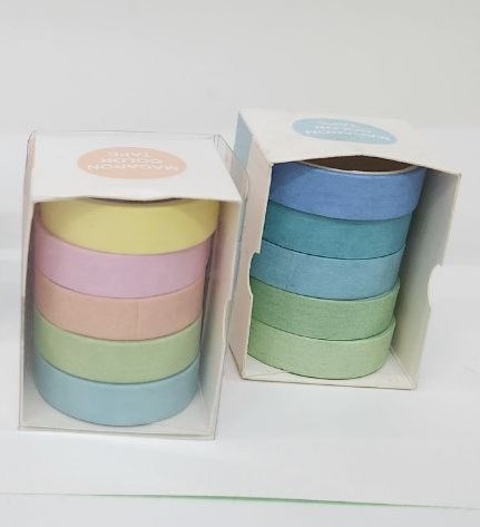 Cinta Adhesiva Decorada Color pastel