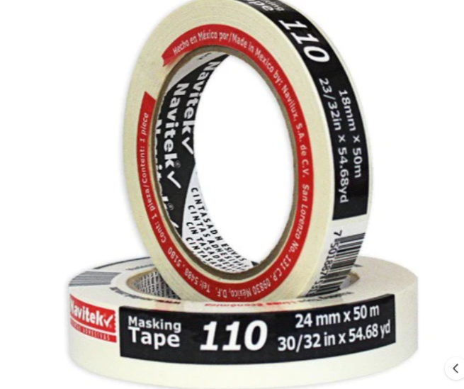 Cinta Adhesiva Navitek Masking 12mm x 50m