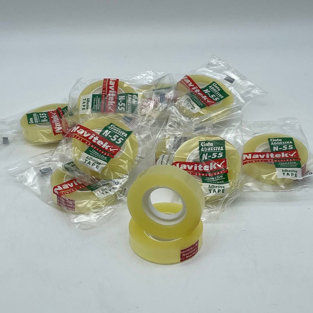 Cinta Adhesiva Navitek Natural 12mm x 33m