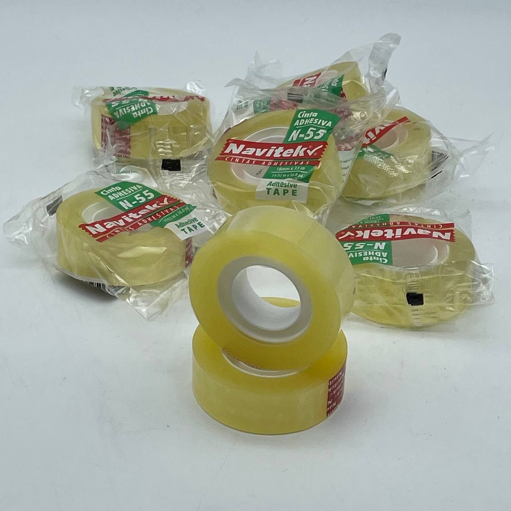 Cinta Adhesiva Navitek Natural 18mm x 33m