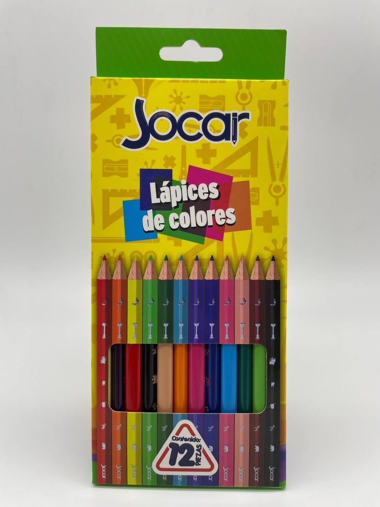 Colores Jocar Largo 12 pzas Triangular