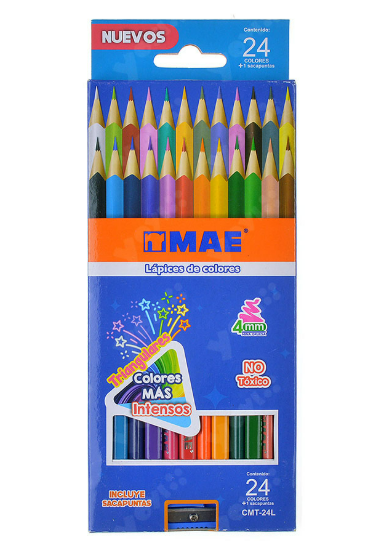 Colores Mae Largo 24pzas