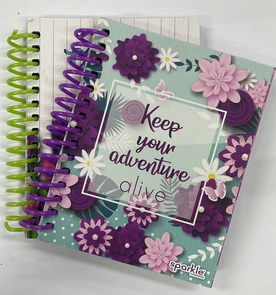 Libreta Espiral Semirrigida Sparkle