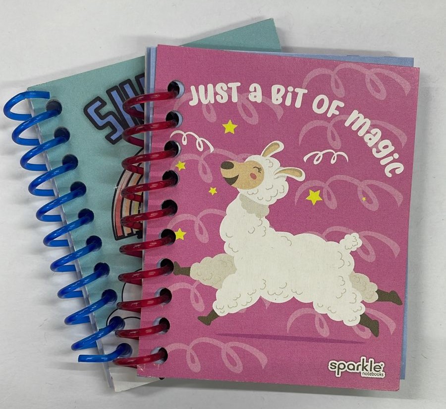 Libreta Espiral Micro Pocket Sparkle
