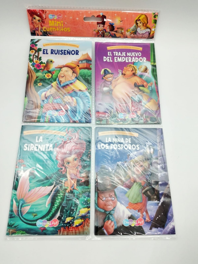 Libro Cuento Mini DreamsArt 4 pzas