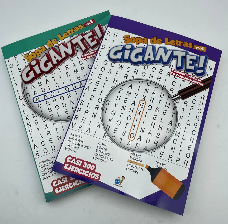 Libro Sopa de Letras Grande