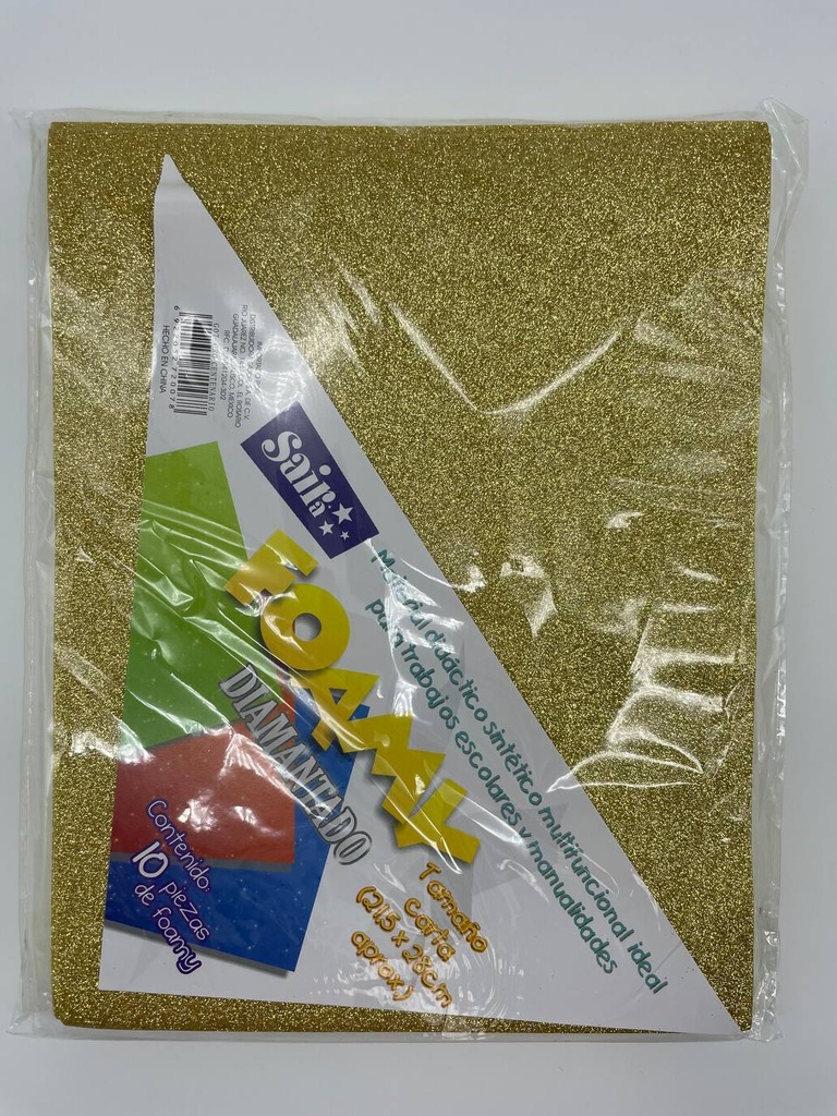 Papel Foamy Diamantado Carta