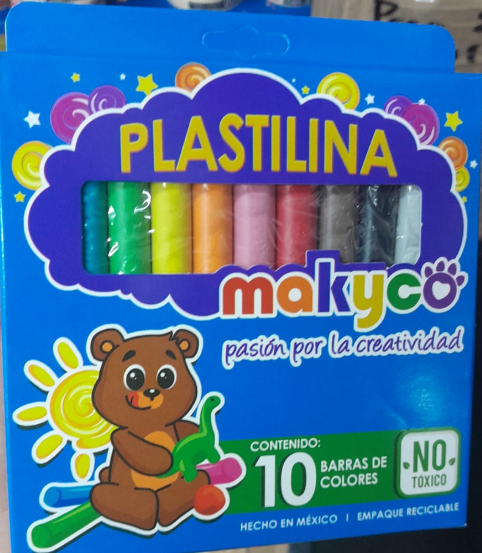 Plastilina Tiras Makyco